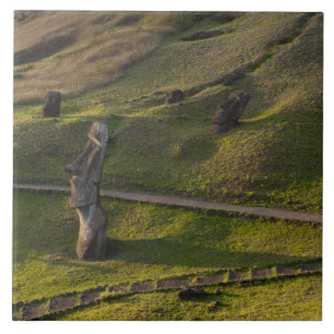 Azulejo De Cerâmica Rano Raraku, Rapa Nui, Ilha de Páscoa, Chile