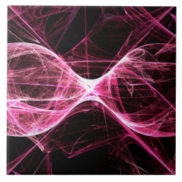 Azulejo De Cerâmica Rapariga Punk Rock Pink Waves