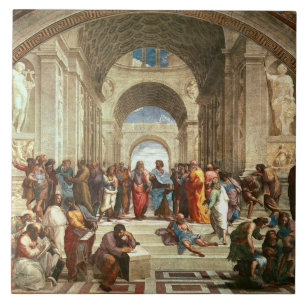 Azulejo De Cerâmica Raphael - Escola de Atenas