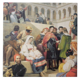 Azulejo De Cerâmica Raphael no vaticano, 1832 (óleo em canvas)