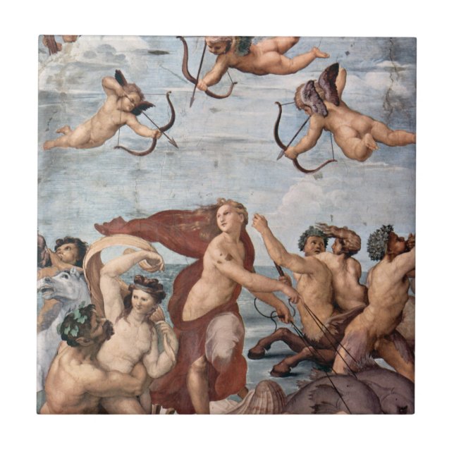 Azulejo De Cerâmica Raphael - Triumph de Galatea 1512 (Frente)