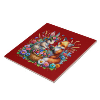 Azulejo De Cerâmica Raposa-da-floresta