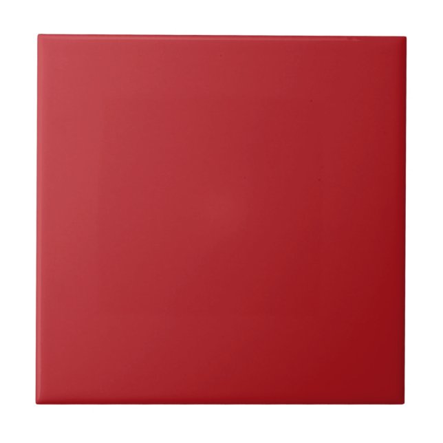 Azulejo De Cerâmica Raspberry Red | #B5171F (Frente)