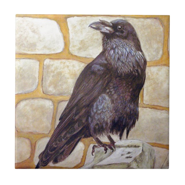 Azulejo De Cerâmica Raven (Frente)