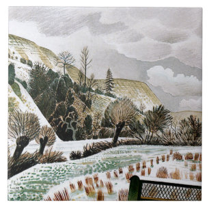 Azulejo De Cerâmica Ravílio - Neve de Ano Novo