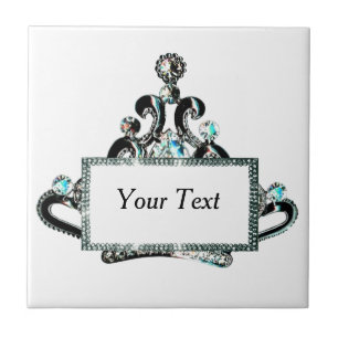 Azulejo De Cerâmica Real Tiara Personalizada