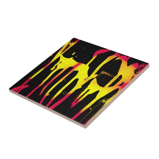 Azulejo De Cerâmica rebarbas e expurgos e bacanais (Lateral)