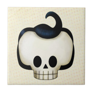 Azulejo De Cerâmica Rebel Skull