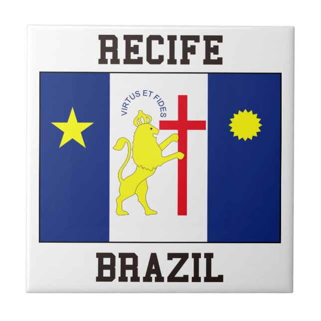 Azulejo De Cerâmica Recife Brasil (Frente)
