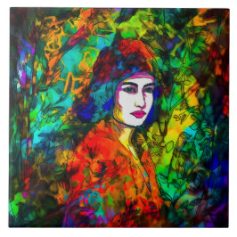 Azulejo De Cerâmica Red Beret