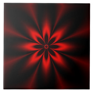 Azulejo De Cerâmica Red Star Burst