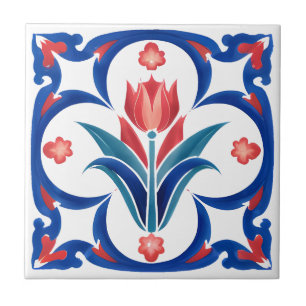 Azulejo De Cerâmica Red Tulip Turco Iznik Arte Azulejo Cerâmica