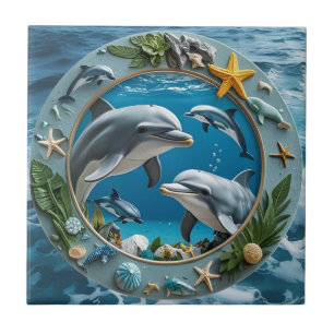 Azulejo De Cerâmica Redemoinho Oceânico