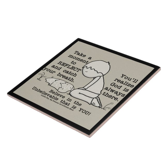 Azulejo De Cerâmica Refletir (Lateral)