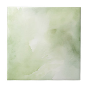 Azulejo De Cerâmica Reforma de Cozinha Banheiro Aquarela Verde Claro
