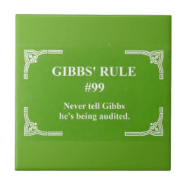 Azulejo De Cerâmica regra 99 de Gibbs