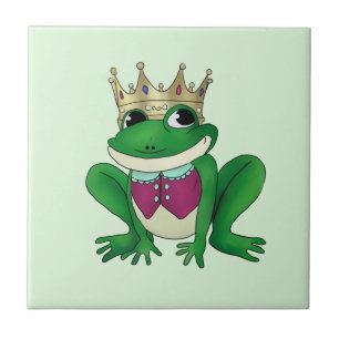 Azulejo De Cerâmica Rei de rã