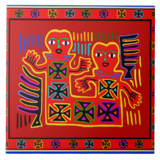 Azulejo De Cerâmica Rei e Rainha do Mundo