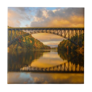 Azulejo De Cerâmica Rei francês Ponte na queda