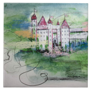 Azulejo De Cerâmica Reino Animal