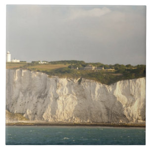 Azulejo De Cerâmica Reino Unido, Dover. Os famosos penhascos brancos