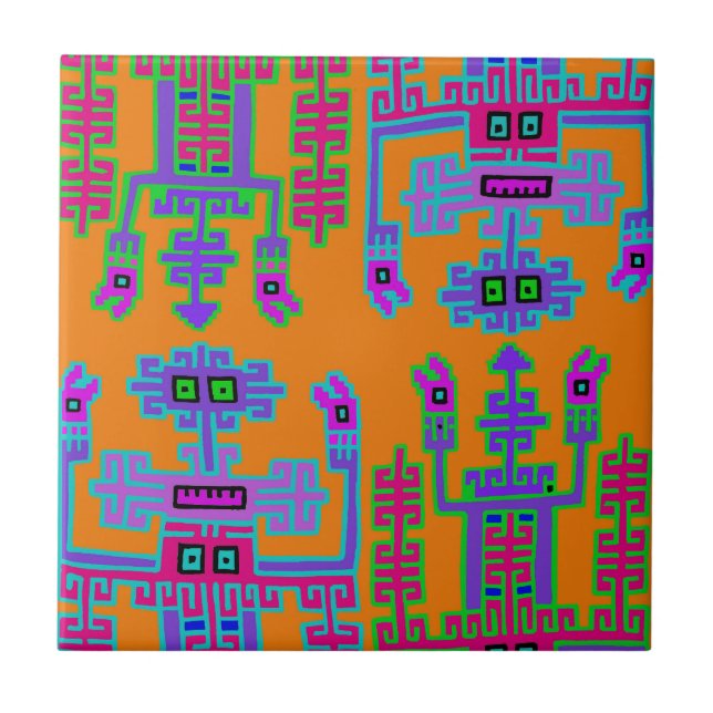 Azulejo De Cerâmica Reis Peruanos (Frente)