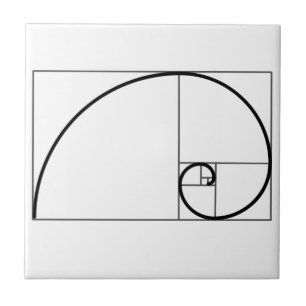 Azulejo De Cerâmica Relação de Fibonacci
