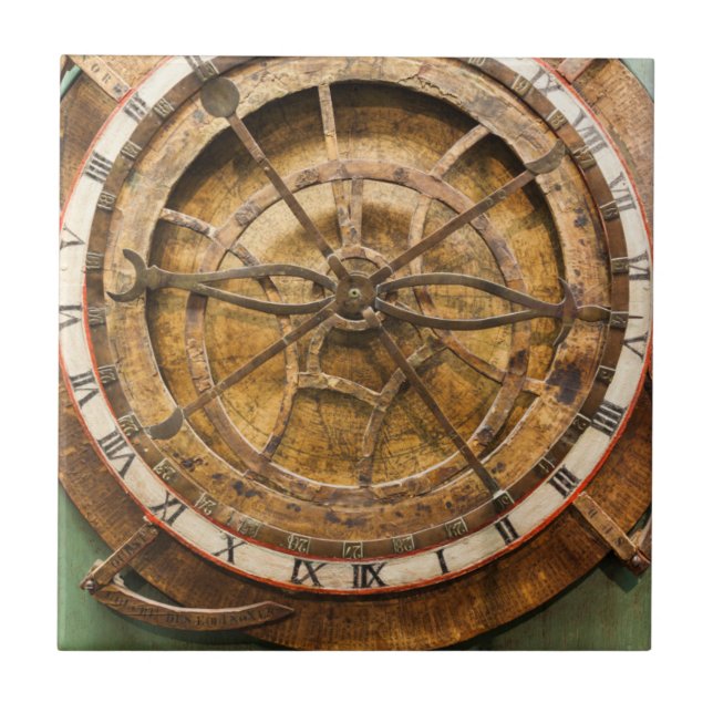 Azulejo De Cerâmica Relógio antigo, Alemanha (Frente)