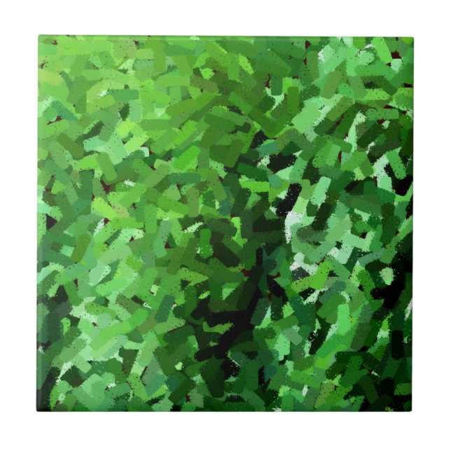 Azulejo De Cerâmica relva verde em relevo #0448 (Frente)