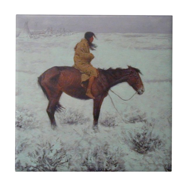 Azulejo De Cerâmica Remington - noite (Frente)