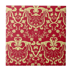 Azulejo De Cerâmica Renascimento Damask #2 @ Sonolotre