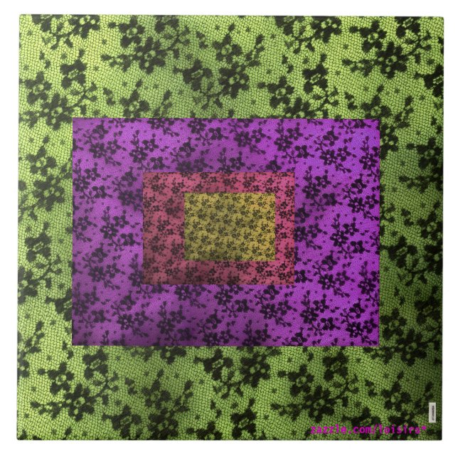 Azulejo De Cerâmica Renda (Frente)