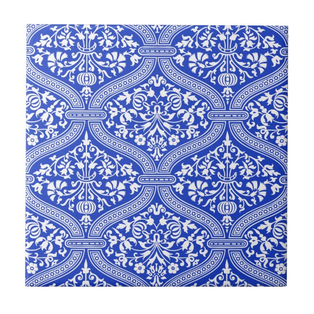 Azulejo De Cerâmica Rennaisance Damask #5 @ Sonolotre (Frente)