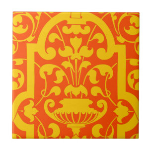 Azulejo De Cerâmica Rennaisance Damask #9 @ Sonolotre