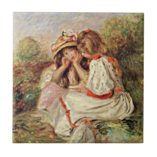 Azulejo De Cerâmica Renoir - Duas Meninas