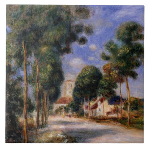 Azulejo De Cerâmica Renoir - Entrando na Aldeia de Essoyes