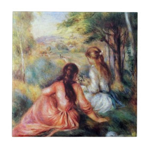 Azulejo De Cerâmica Renoir: No campo