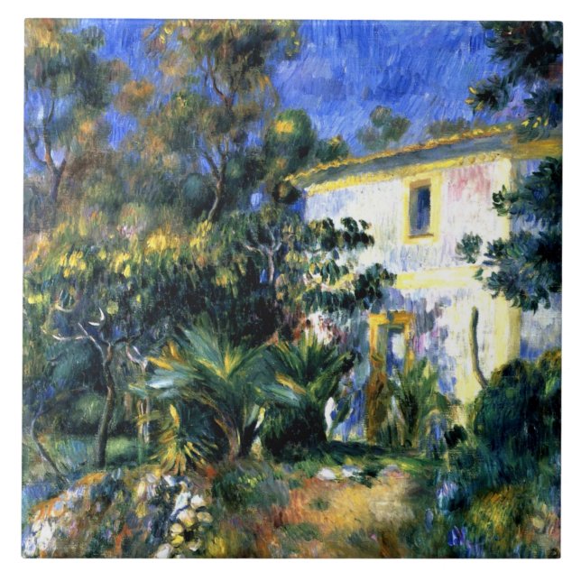 Azulejo De Cerâmica Renoir - Paisagem Argelina (Frente)