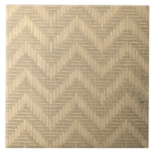 Azulejo De Cerâmica Repro Art Nouveau Beige Neutro Moderno