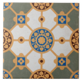 Azulejo De Cerâmica Repro Vintage Minton Inglês