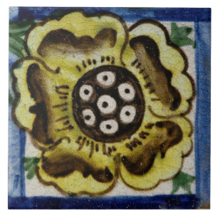 Azulejo De Cerâmica Repro Vintage Rosa Trellis Floral De Morgan azulej