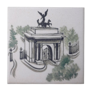 Azulejo De Cerâmica Repro Wellington Arch London Victorian