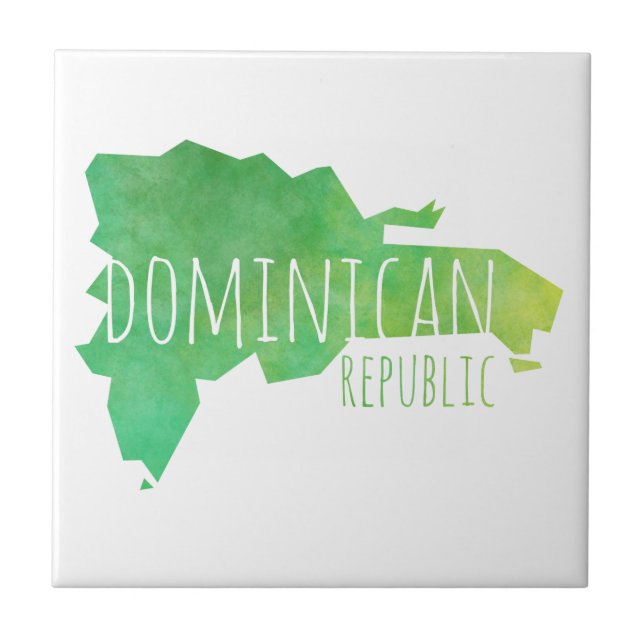 Azulejo De Cerâmica República Dominicana (Frente)