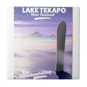 Azulejo De Cerâmica reserve uma viagem hoje lago Tekapo Nova Zelândia