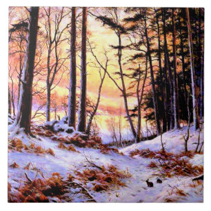Azulejo De Cerâmica Resplendor, famosa pintura de Joseph Farquharson