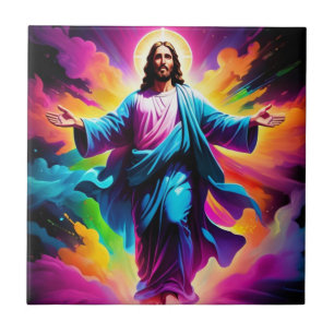 Azulejo De Cerâmica Ressurreição de Jesus Cristo