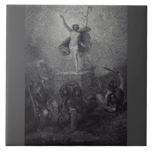 Azulejo De Cerâmica Ressurreição de Jesus Cristo