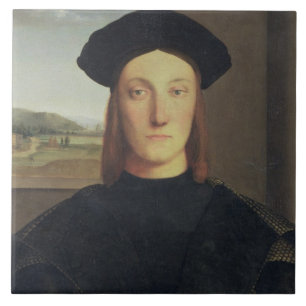 Azulejo De Cerâmica Retrato de Guidobaldo da Montefeltro, duque de Urb