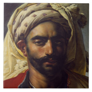 Azulejo De Cerâmica Retrato de Mustapha