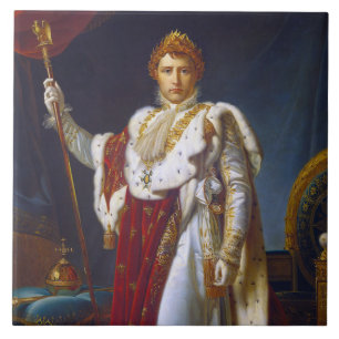 Azulejo De Cerâmica Retrato de Napoleão Bonaparte, Francois Gérard